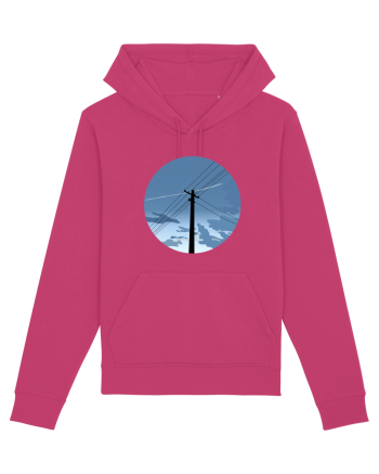 Photo Illustration - black electricity pole Raspberry