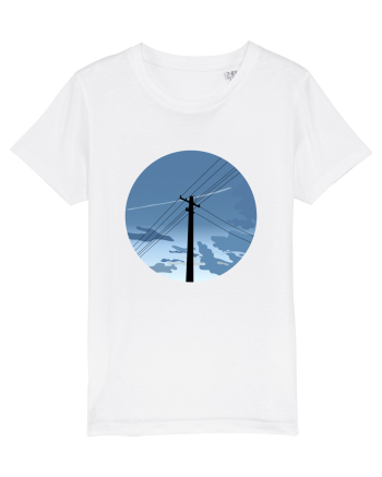 Photo Illustration - black electricity pole White