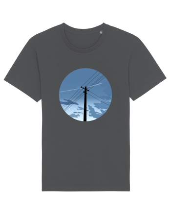 Photo Illustration - black electricity pole Anthracite