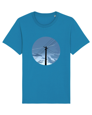 Photo Illustration - black electricity pole Azur