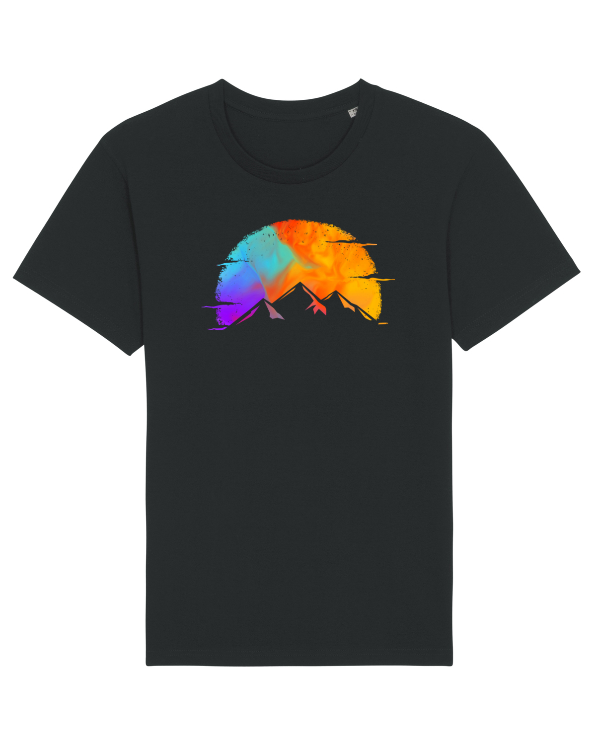 Tricou mânecă scurtă Unisex Rocker Black