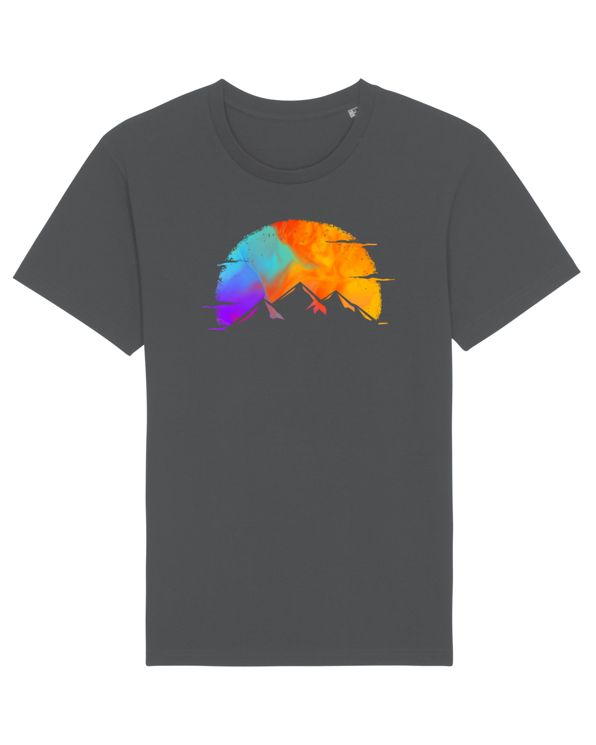 Tricou mânecă scurtă Unisex Rocker Anthracite