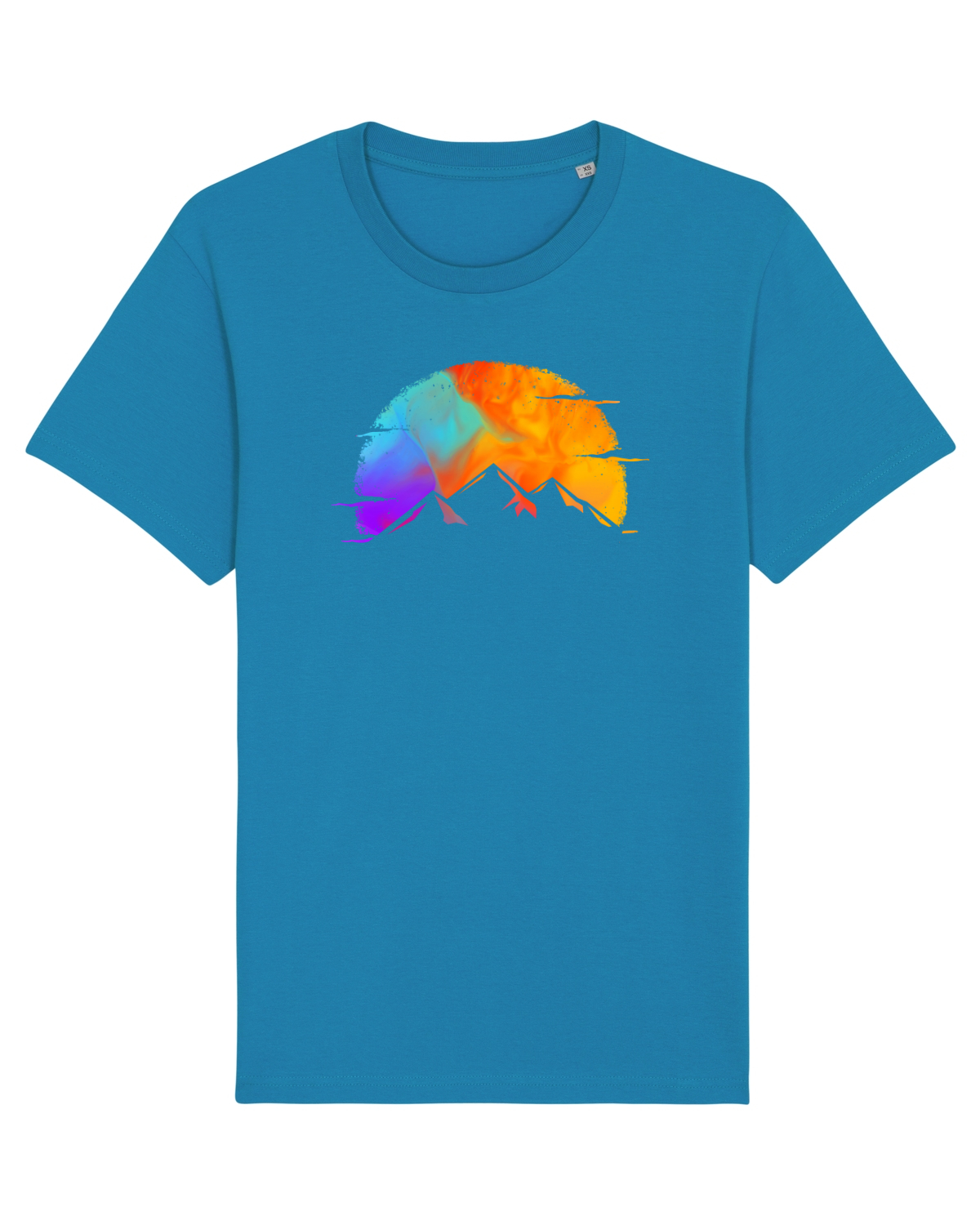 Tricou mânecă scurtă Unisex Rocker Azur