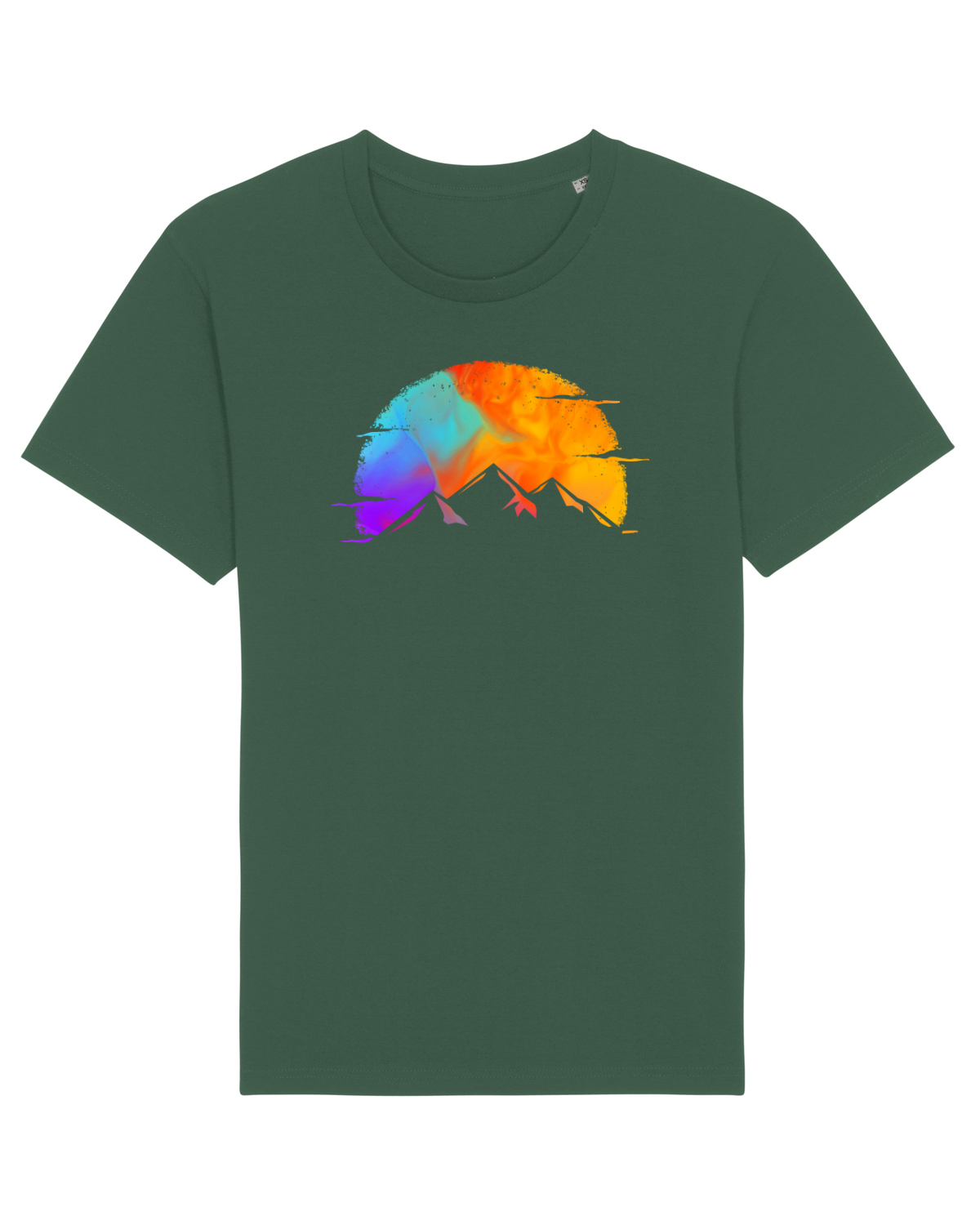 Tricou mânecă scurtă Unisex Rocker Bottle Green