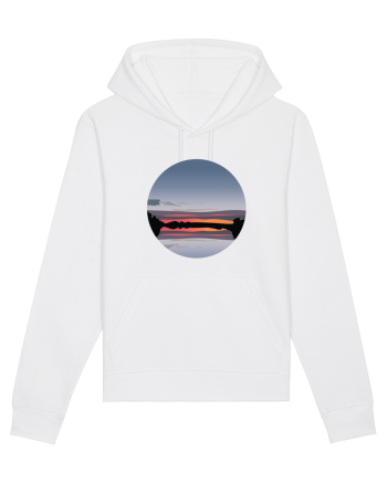 Photo Illustration - reflected sunset White