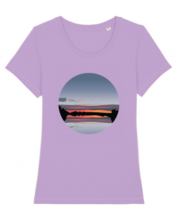 Photo Illustration - reflected sunset Lavender Dawn