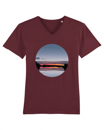 Photo Illustration - reflected sunset Burgundy