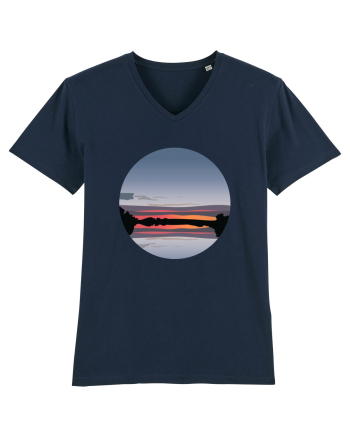 Photo Illustration - reflected sunset French Navy