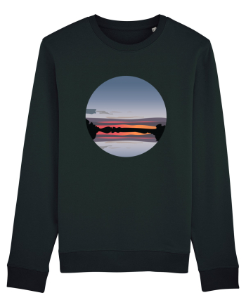 Photo Illustration - reflected sunset Black