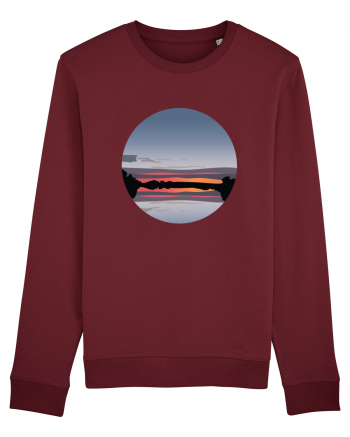 Photo Illustration - reflected sunset Burgundy