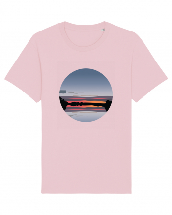 Photo Illustration - reflected sunset Cotton Pink