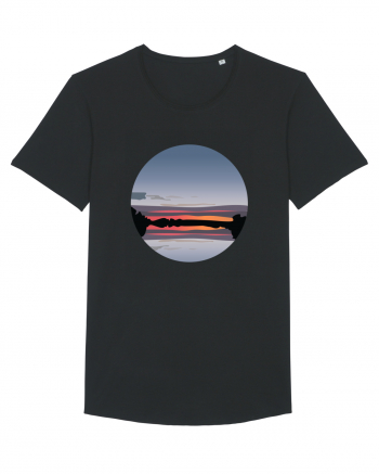 Photo Illustration - reflected sunset Black