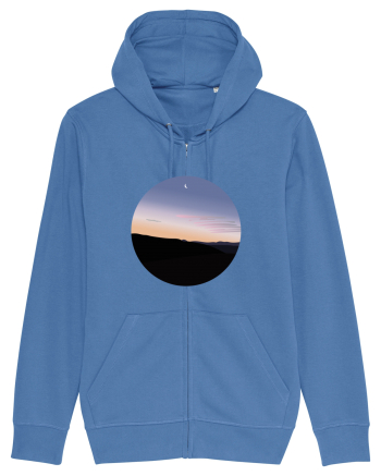 Photo Illustration - moon sunrise Bright Blue