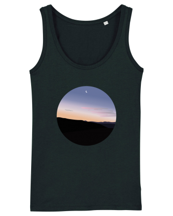 Photo Illustration - moon sunrise Black