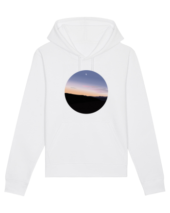 Photo Illustration - moon sunrise White