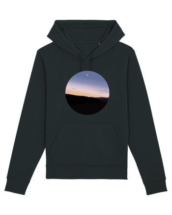 Photo Illustration - moon sunrise Black
