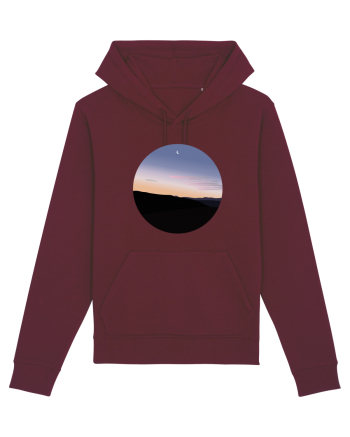 Photo Illustration - moon sunrise Burgundy