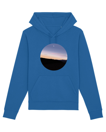 Photo Illustration - moon sunrise Royal Blue