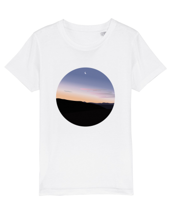 Photo Illustration - moon sunrise White