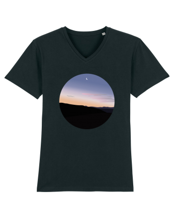 Photo Illustration - moon sunrise Black