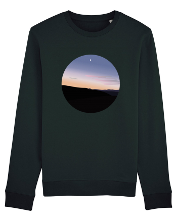 Photo Illustration - moon sunrise Black