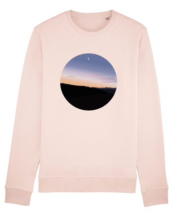 Photo Illustration - moon sunrise Candy Pink
