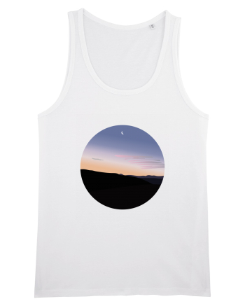 Photo Illustration - moon sunrise White
