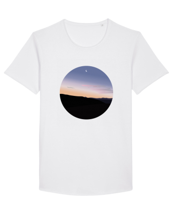 Photo Illustration - moon sunrise White
