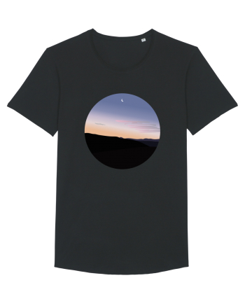 Photo Illustration - moon sunrise Black
