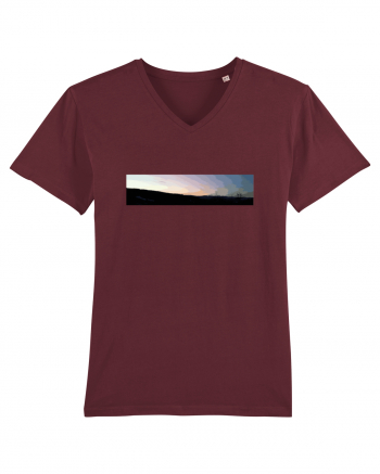 Photo Illustration - boxed sunset 1 Burgundy