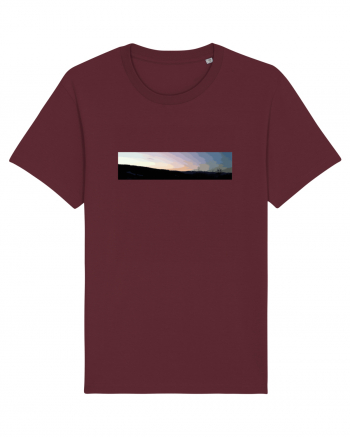 Photo Illustration - boxed sunset 1 Burgundy