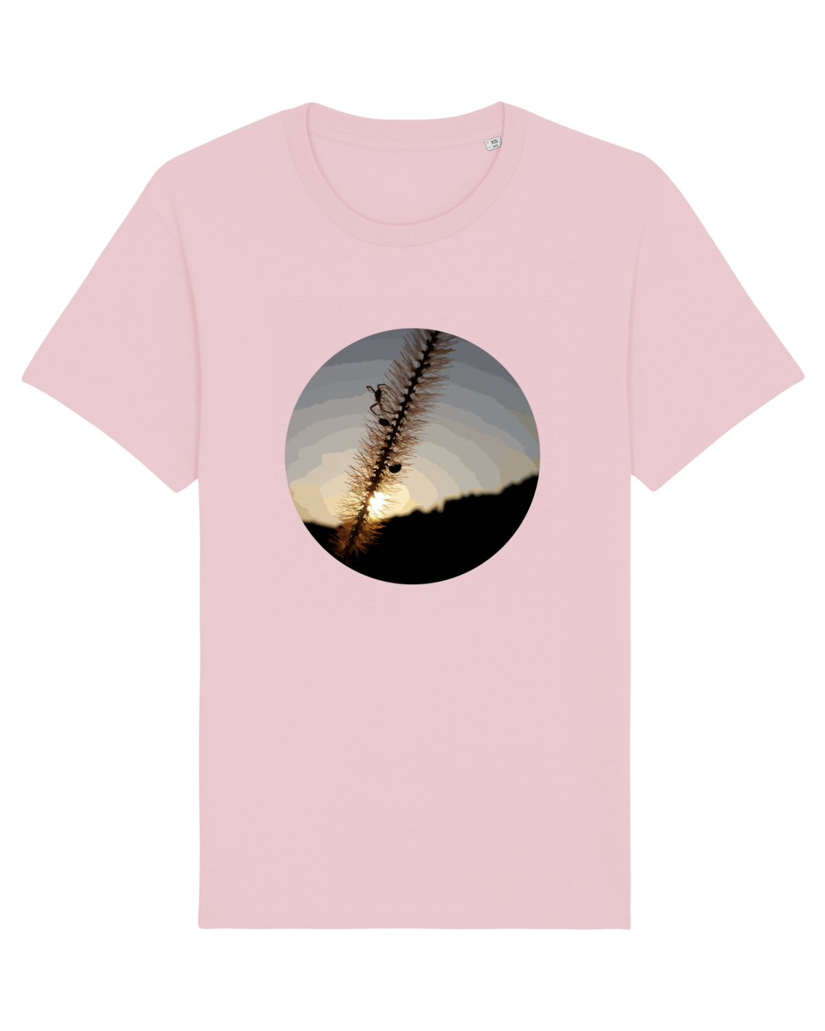 Tricou mânecă scurtă Unisex Rocker Cotton Pink