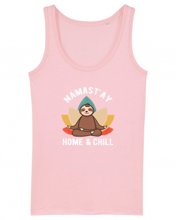 NAMASTAY Home and Chill Sloth Cotton Pink