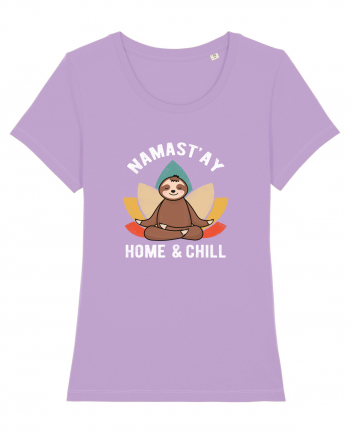 NAMASTAY Home and Chill Sloth Lavender Dawn