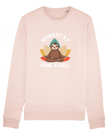 NAMASTAY Home and Chill Sloth Candy Pink
