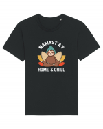 NAMASTAY Home and Chill Sloth Tricou mânecă scurtă Unisex Rocker