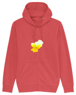 Photo Illustration - yellow flower 2 Hanorac cu fermoar Unisex Connector