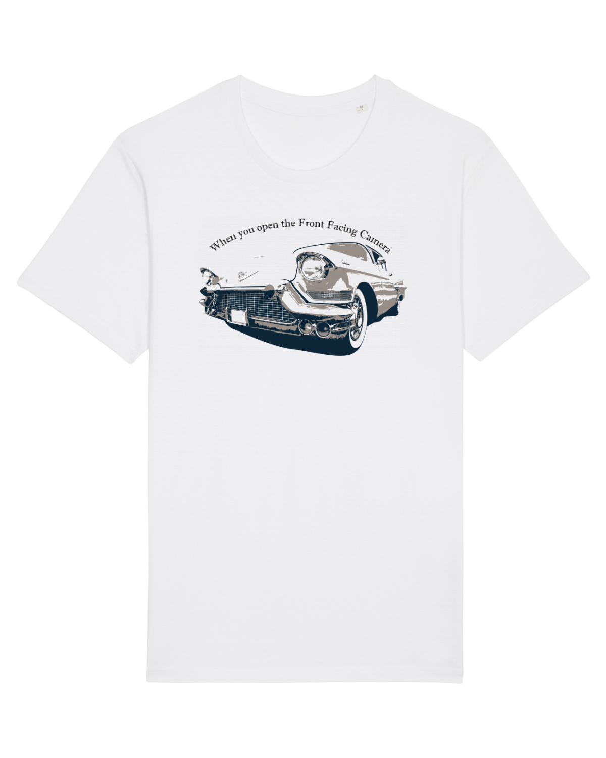 Tricou mânecă scurtă Unisex Rocker White