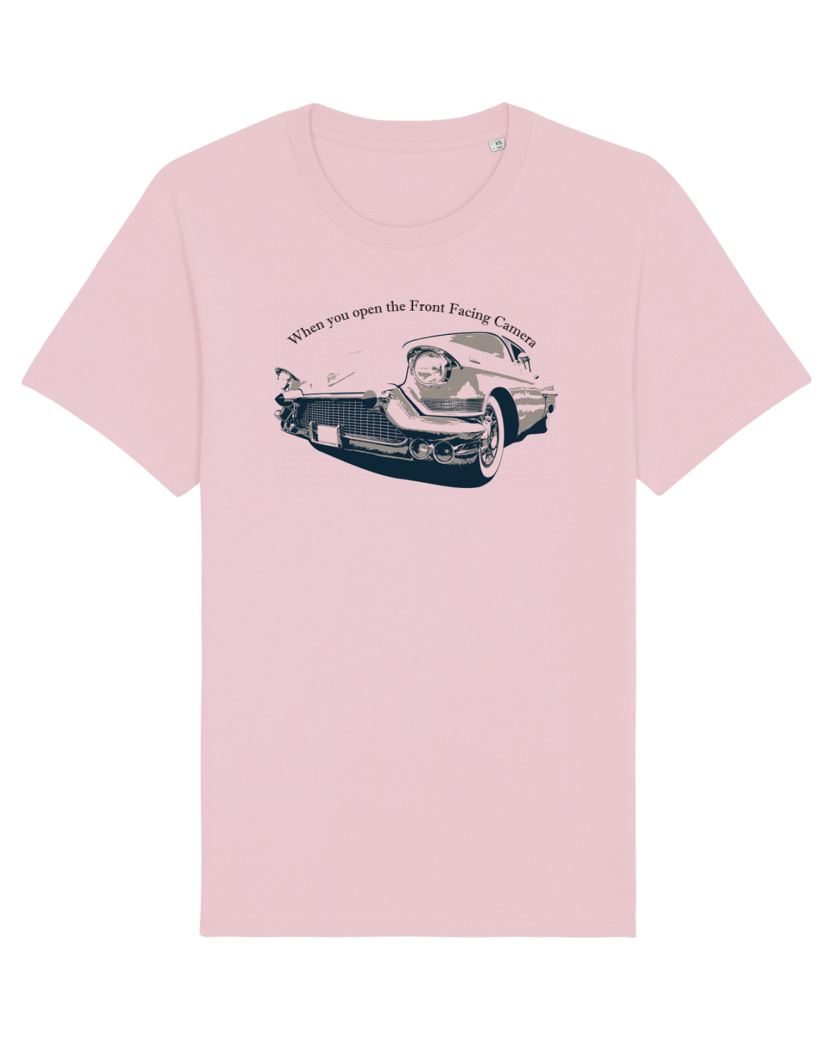 Tricou mânecă scurtă Unisex Rocker Cotton Pink