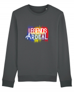 Legends are bord in Ardeal Bluză mânecă lungă Unisex Rise