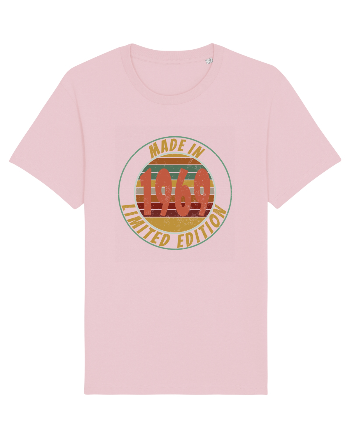 Tricou mânecă scurtă Unisex Rocker Cotton Pink