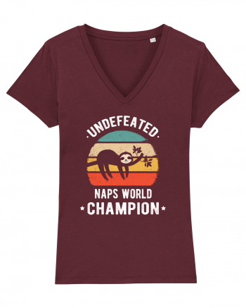 Naps World Champion Sloth Burgundy