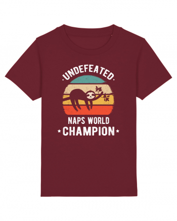 Naps World Champion Sloth Burgundy