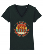 Made In 1976 Limited Edition Tricou mânecă scurtă guler V Damă Evoker