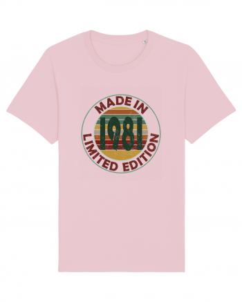 Made In 1981 Limited Edition Cotton Pink