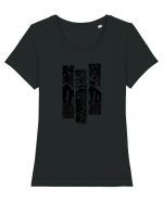 Drumeție la Munte cu Cortul Tricou mânecă scurtă guler larg fitted Damă Expresser