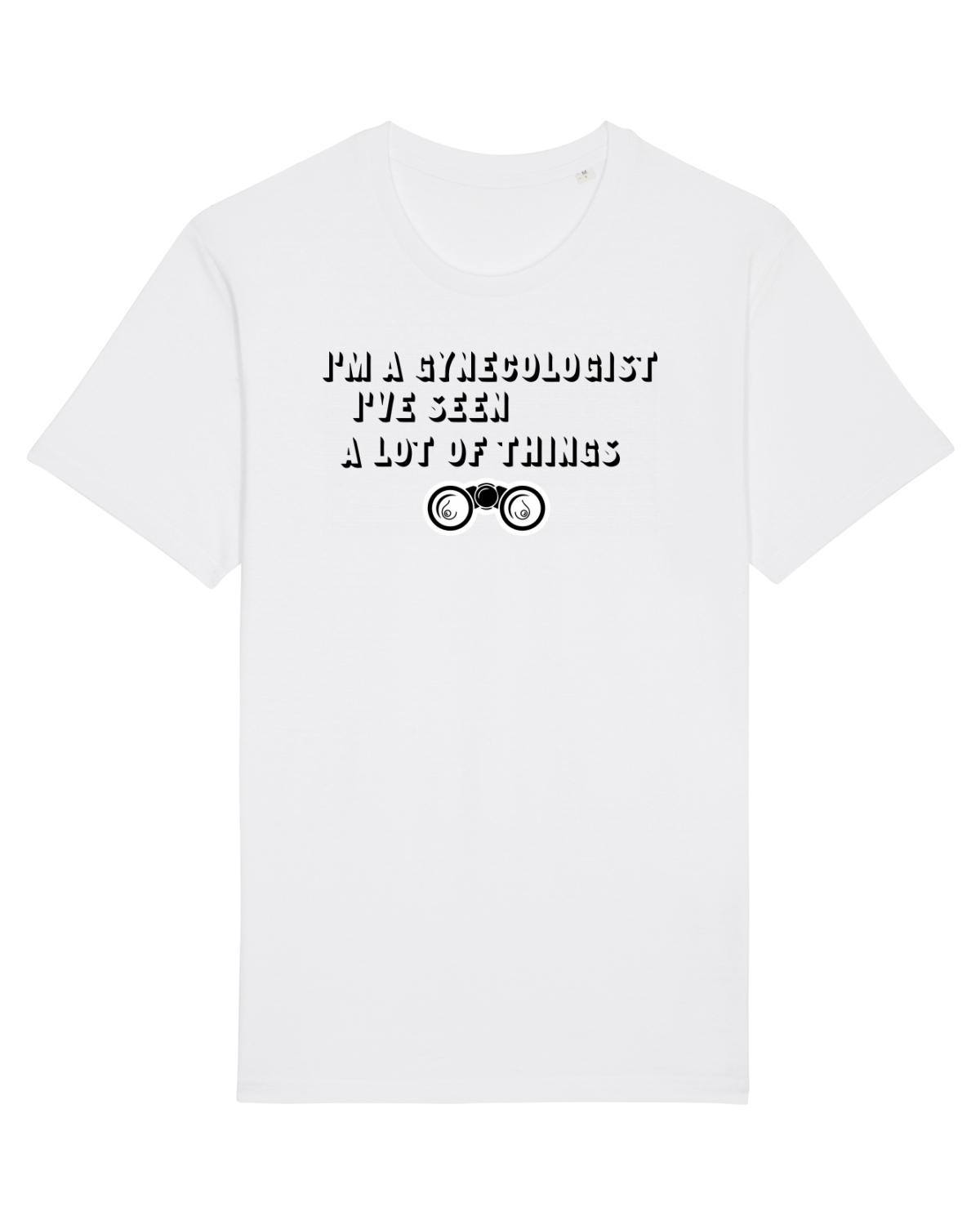 Tricou mânecă scurtă Unisex Rocker White