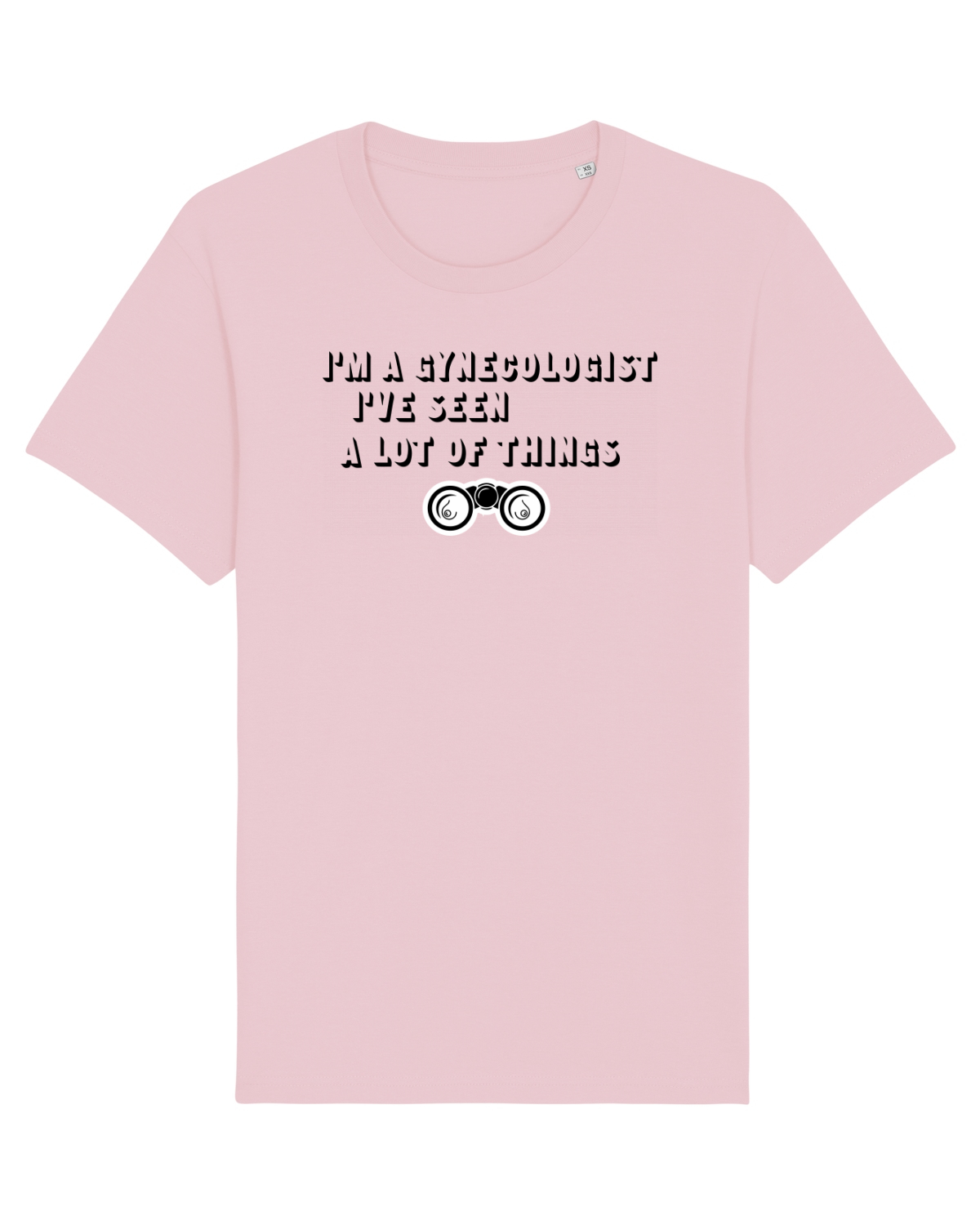 Tricou mânecă scurtă Unisex Rocker Cotton Pink