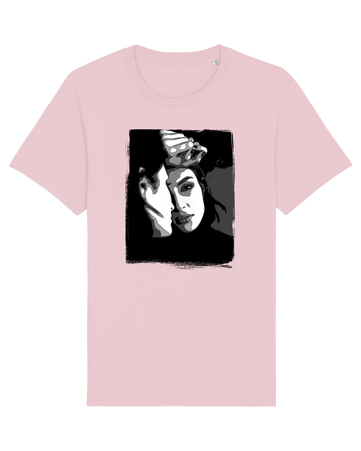 Tricou mânecă scurtă Unisex Rocker Cotton Pink