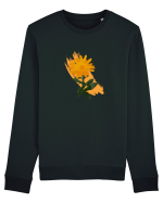 Photo Illustration - orange flower Bluză mânecă lungă Unisex Rise
